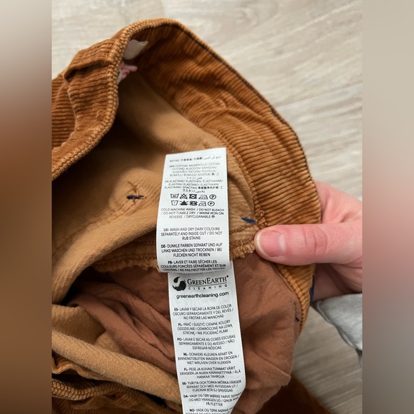 Mini Boden Boy’s Kids' Cotton Corduroy Pants Burnt Orange - Size 11 - Picture 5 of 6